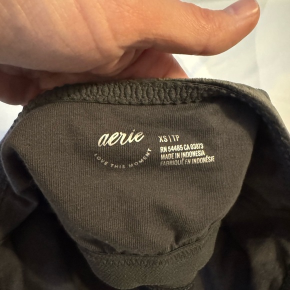 Aerie gray Velour tube top - Picture 3 of 3